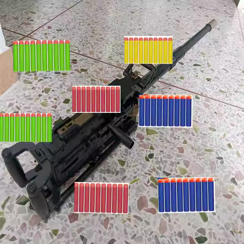 老干妈M2重机枪发射软弹