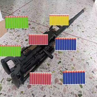 老干妈M2重机枪发射软弹电动手动连发M20软弹枪手摇男孩玩具模型