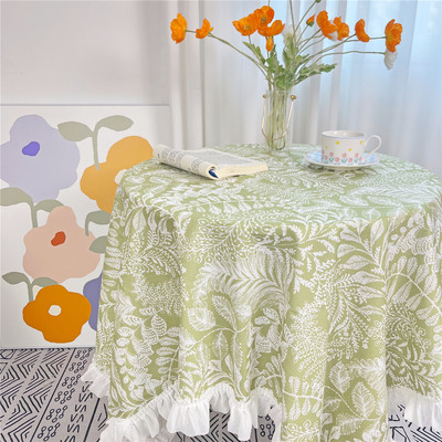 田园绒布少女心桌布特价