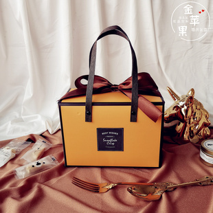 通用简约烘焙礼盒蛋黄酥盒费南雪玛德琳凤梨酥包装盒新年礼盒手提