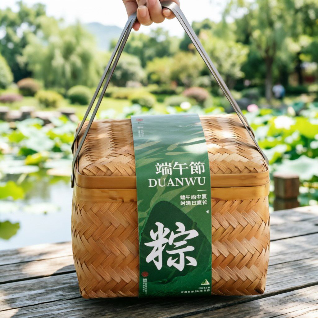 2026新款端午节手提袋礼品袋粽子咸鸭蛋礼盒包装盒公司酒店礼品盒