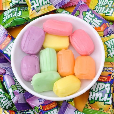 混合水果味软糖单独立包装草莓黑加仑芒果香橙味什锦糖果网红爆款