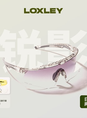 LOXLEY洛克利变色锐影骑行眼镜防紫外线防风沙自行车眼镜