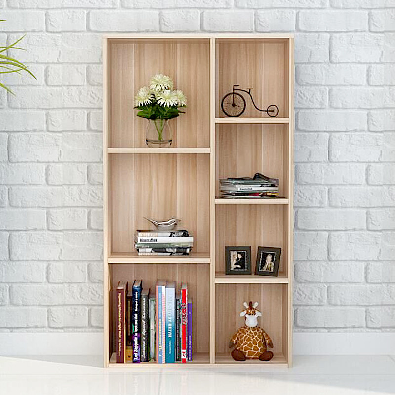 简约现代书架置物架简易学生格子自由组合落地创意单个儿童小书柜