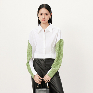 新款 商场同款 HPLY荷比俪季 HYD35630273 设计感廓形衬衫