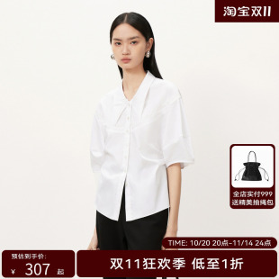 新款 HPLY荷比俪秋季 女宫廷风浪漫蕾丝少女感衬衫 商场同款