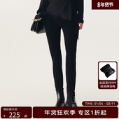 HPLY荷比俪季 HYD12420021 新款 女复古显瘦做旧感牛仔裤