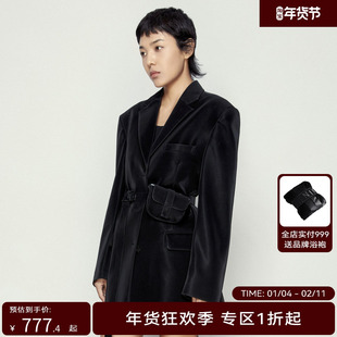 H·GENTEEL荷高秋新款女装风格款宽肩西装外套GCB32580801