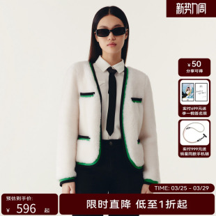 款 风格 绵羊毛皮草外套HMC43590368 新品 HPLY荷比俪女装