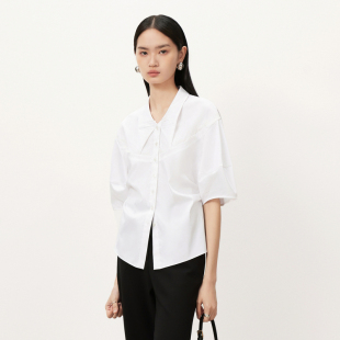 新款 HPLY荷比俪秋季 女宫廷风浪漫蕾丝少女感衬衫 商场同款