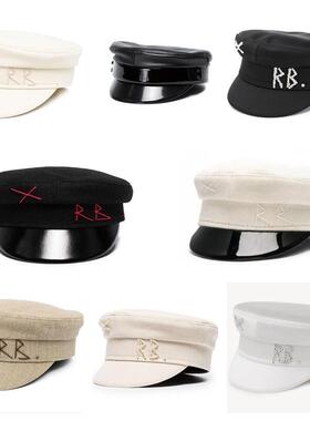 秋冬海军风RB帽子元版全系毛呢绸缎纯棉水钻棉麻报童鸭舌八角贝雷