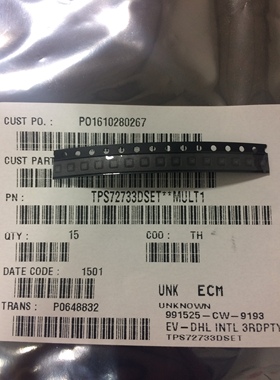 TPS72733DSET  低压差稳压器 250mAUltraLo IQ FastTrans RespRF