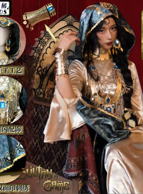 翼格现货 苏丹的游戏cos 金饰梅姬 升金服装cosplay游戏女C服