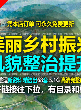 美丽乡村振兴规划新农村景观风貌环境提升改造治理整治建设工程图