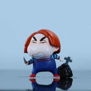 手办殿堂 小新COS弗莱迪大战杰森 龙猫 千寻 无脸男 模型手办