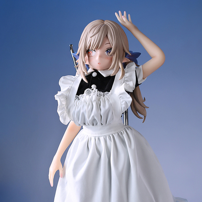 纯白精灵动漫二次元COS娃娃bjd可动女兵人树脂gk人偶模型
