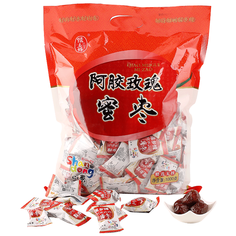 阿胶济南蜜枣儒乡缘无核