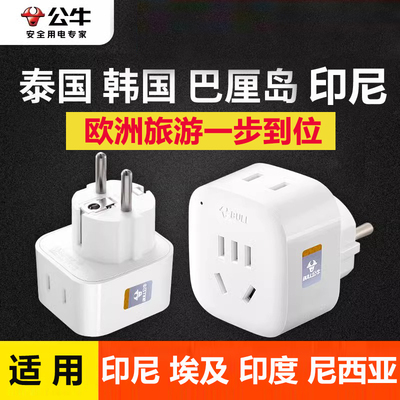 公牛印尼转换插头印度尼西亚