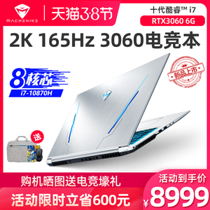 【新品上市】机械师F117-FP36十代英特尔酷睿i7 RTX3060轻薄游戏本17.3 2K 165Hz屏设计师办公吃鸡笔记本电脑
