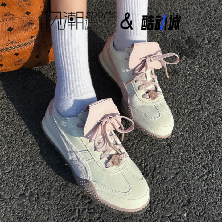 PumaBella白紫马年限定德训鞋