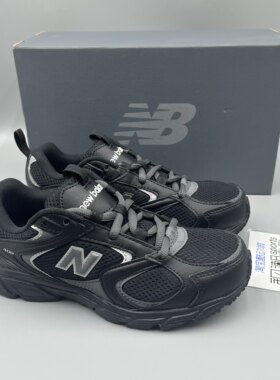 NB408黑色男女复古休闲运动鞋