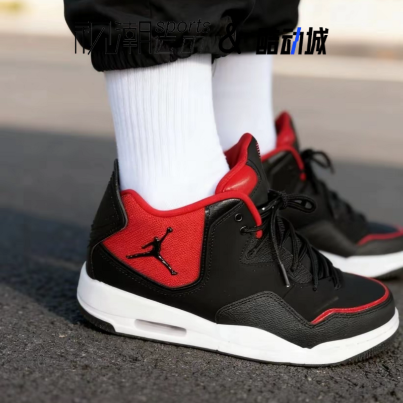 Jordan Courtside 23 AJ23黑红色男气垫减震复古篮球鞋AR1000-006