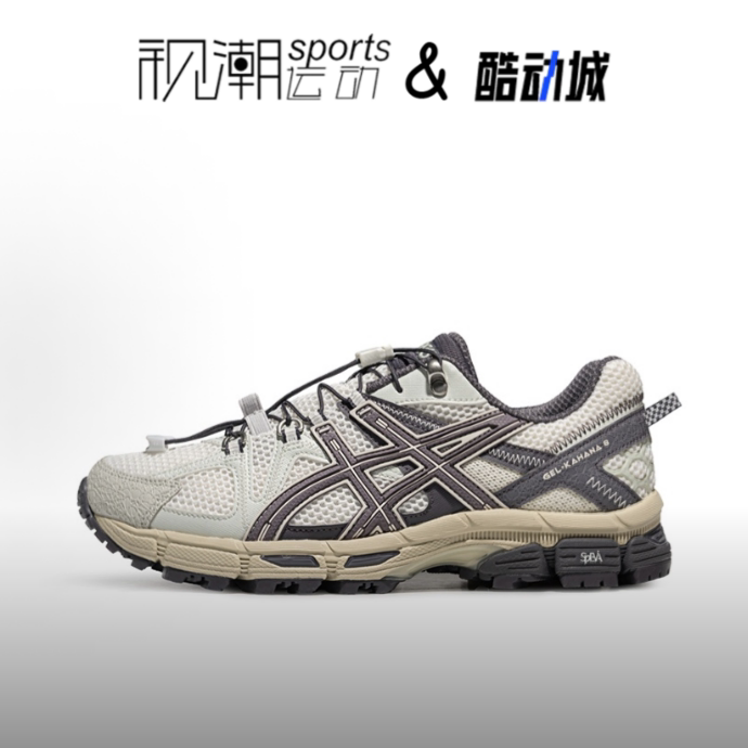 Asics亚瑟士Gel-Kahana 8 FL灰色男女户外越野跑步鞋1203B031-103