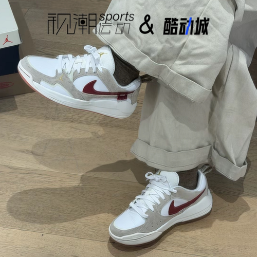 JordanCMFTEra白红透气篮球鞋
