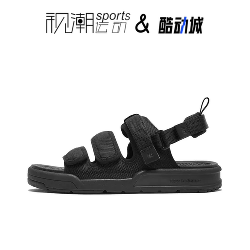 NB黑武士男女魔术贴运动沙滩凉鞋