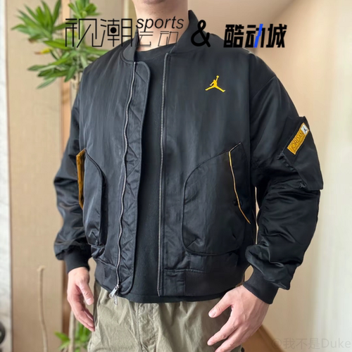 Jordan黑色夹克外套美式运动休闲