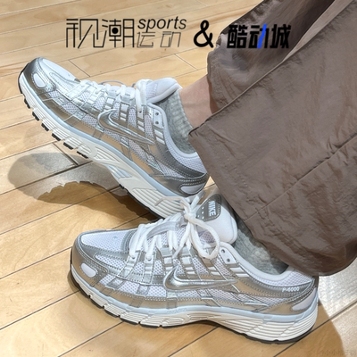 耐克P-6000白黑蓝日常百搭运动鞋