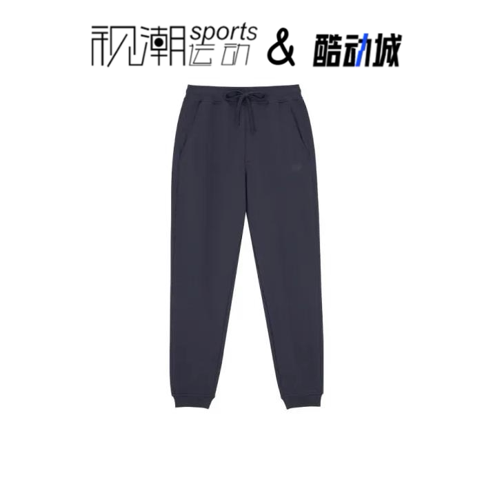 NB藏青男针织运动长裤舒适保暖