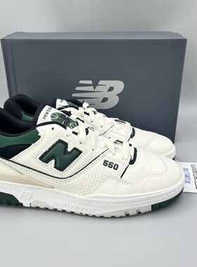 NewBalance NB550白绿黑男女复古经典耐磨运动休闲篮球鞋BB550VTC