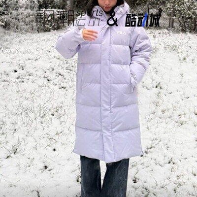 斐乐ORIGINALE浅紫经典羽绒服