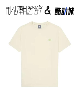 New Balance NB 卡其色男舒适百搭运动休闲短袖T恤AMT41363-BE