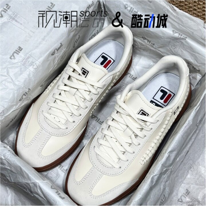 斐乐TIFOFX微白耐磨低帮网球鞋