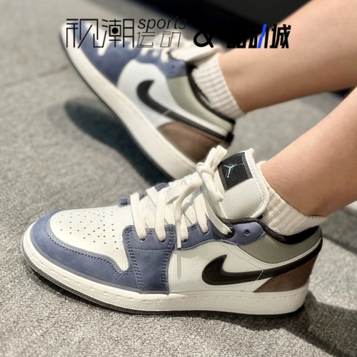 AJ1白蓝大童运动休闲复古篮球鞋