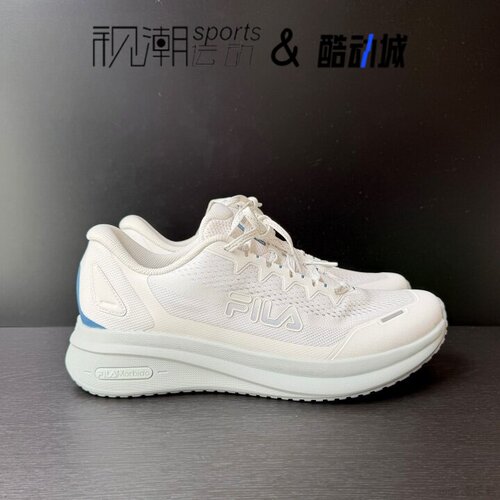 斐乐柔云4白蓝色健身运动跑步鞋