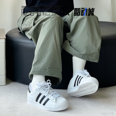 阿迪达斯SUPERSTAR白黑儿童板鞋