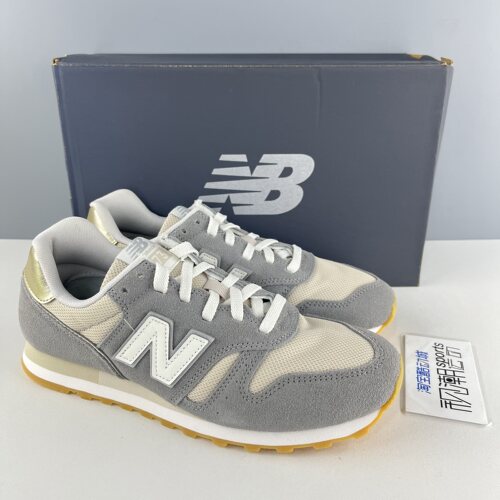 NB373灰白女子复古慢跑运动鞋