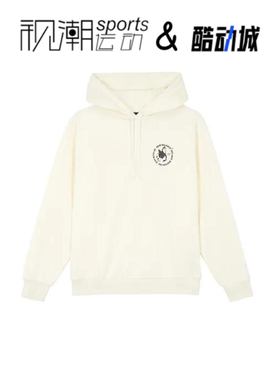 New Balance NB 白色女子时尚百搭运动休闲连帽卫衣AWT33331-CIC