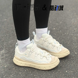 FILA斐乐甜筒鞋 白色女子百搭厚底舒适运动休闲板鞋T12W612924FMT