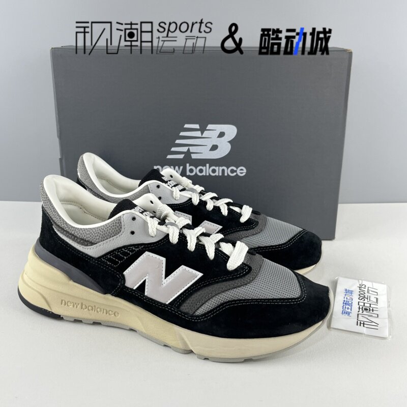 New Balance NB 997R黑白男女时尚复古网布减震休闲跑步鞋U997RHC