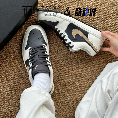 AJ1白黑金运动休闲复古篮球板鞋