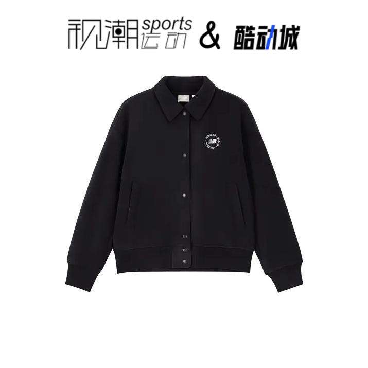 NB女子抓绒保暖翻领夹克外套