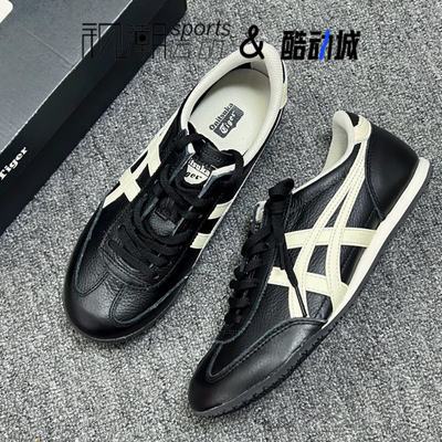 鬼塚虎MACHURACER黑白复古休闲鞋