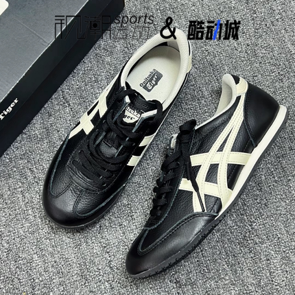 Onitsuka Tiger鬼塚虎MachuRacer黑白男女运动休闲鞋1183B770-002
