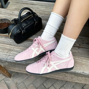 Onitsuka Tige鬼塚虎RUNSPARK粉色男女舒适休闲鞋1183C658-700