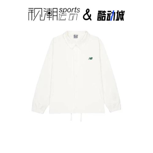 NB白色男女夹克外套宽松梭织