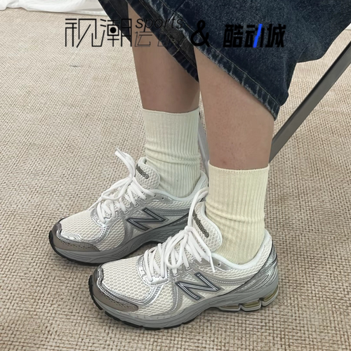 NB860v2银灰白运动休闲跑步鞋